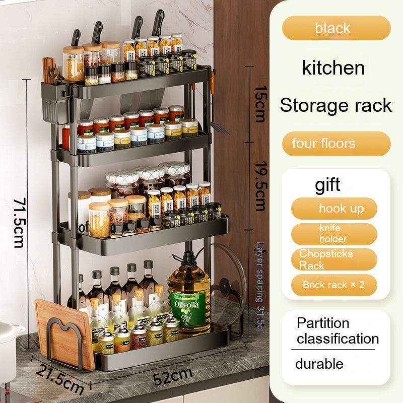 Kitchen Rack For Seasoning Multi-layer Storage