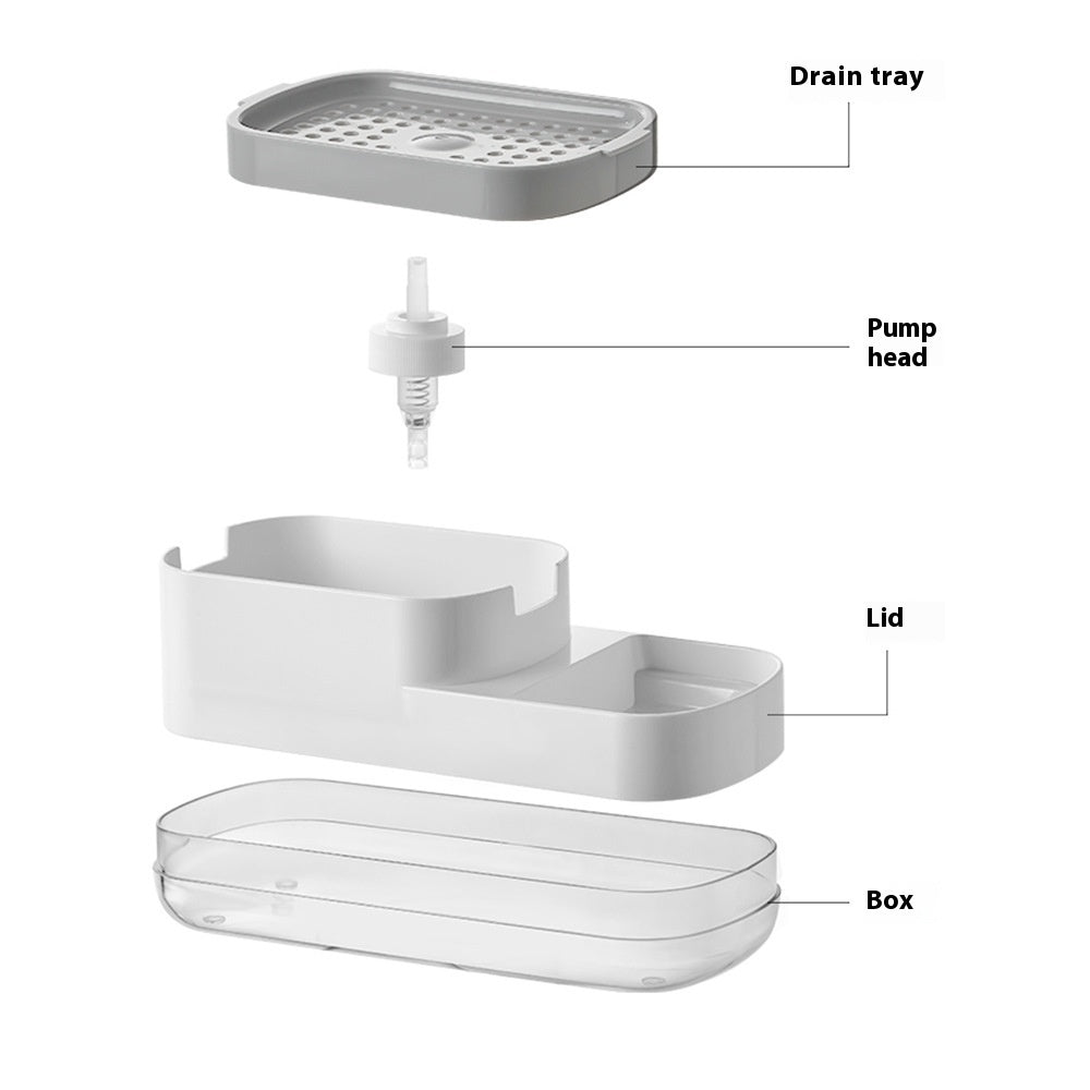 Press Type Soap Lye Box Manual Soap Dispenser