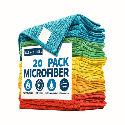 Ultra-fine Microfiber Dish Towel Kitchen Scouring Pad