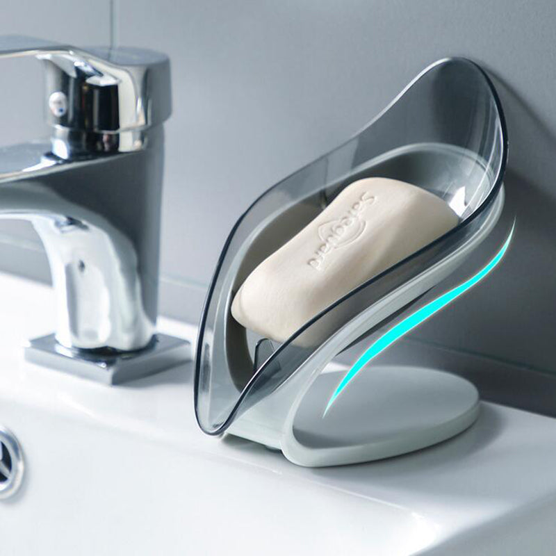 Self-Draining Bathroom Soap Holder with Anti-Slip Base