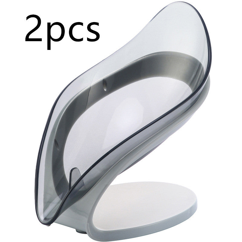 Self-Draining Bathroom Soap Holder with Anti-Slip Base