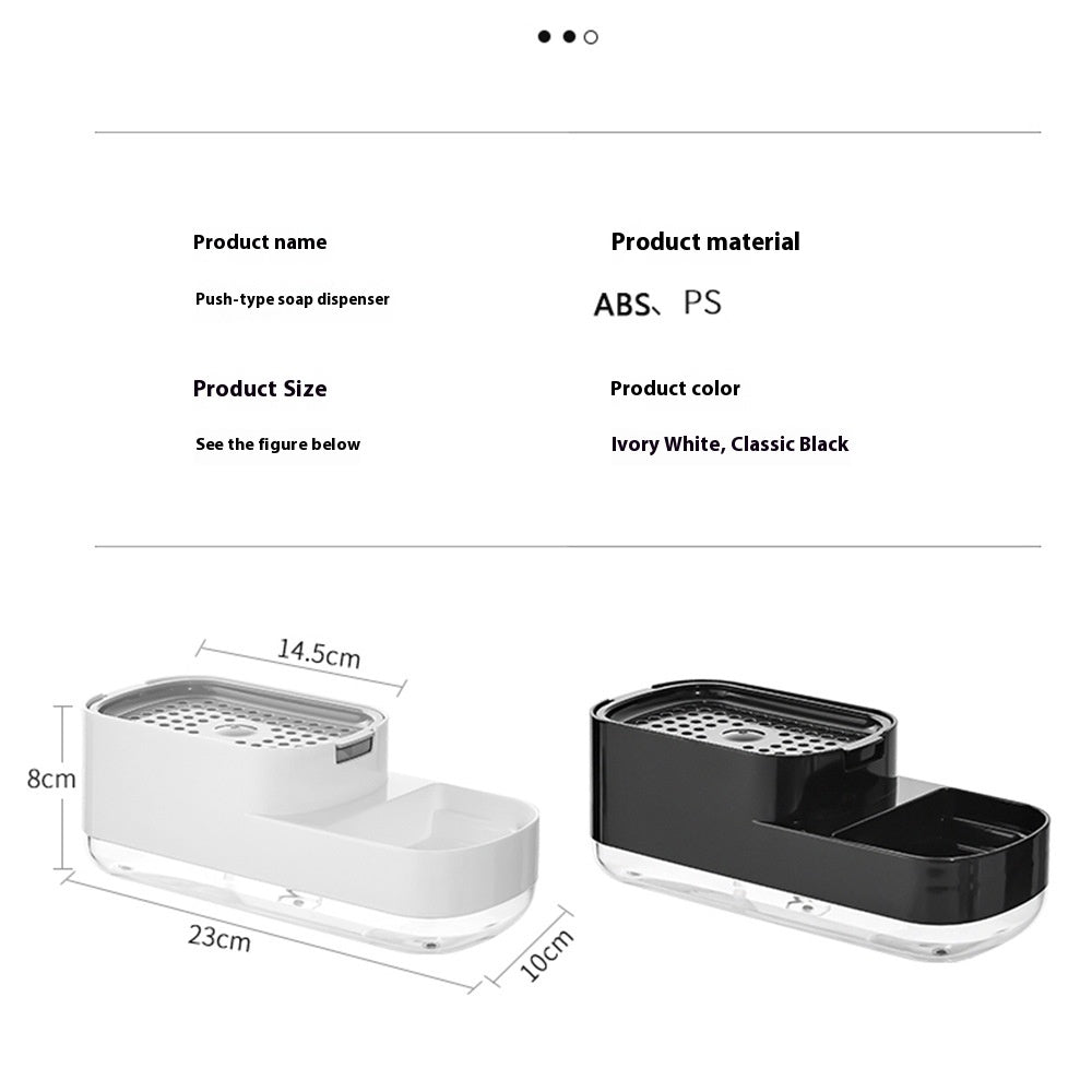 Press Type Soap Lye Box Manual Soap Dispenser