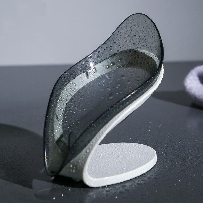Self-Draining Bathroom Soap Holder with Anti-Slip Base