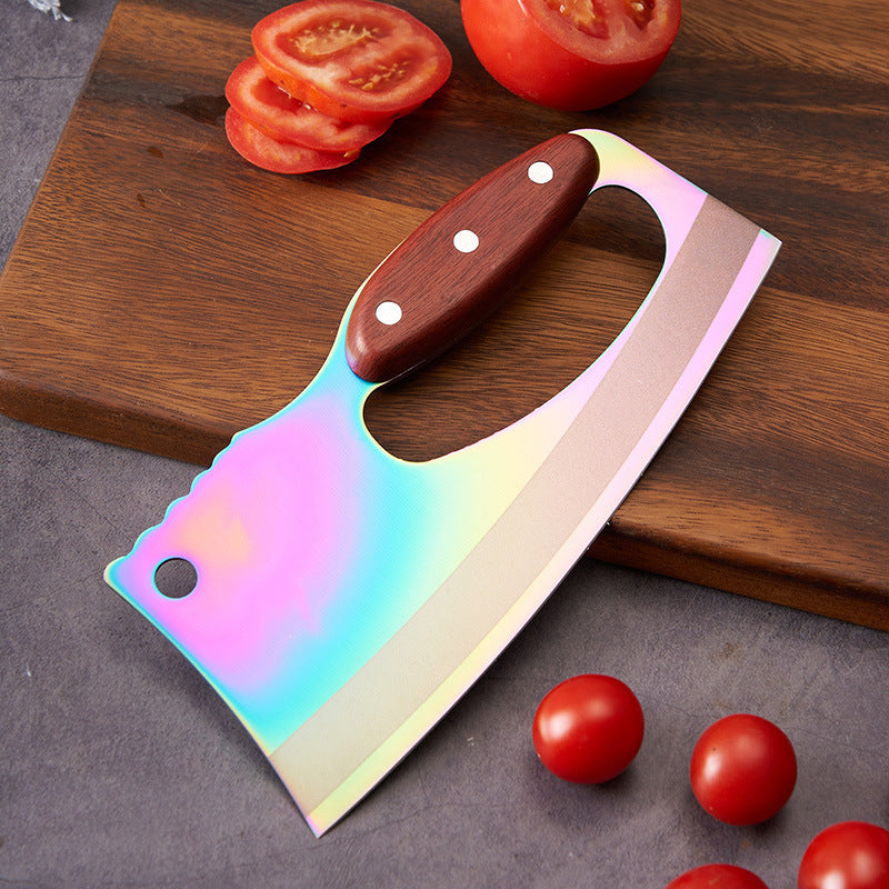 Wood Grain Handle Knife Kitchen Supplies