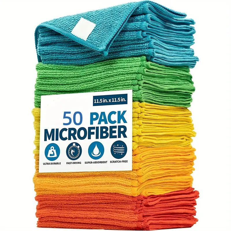 Ultra-fine Microfiber Dish Towel Kitchen Scouring Pad