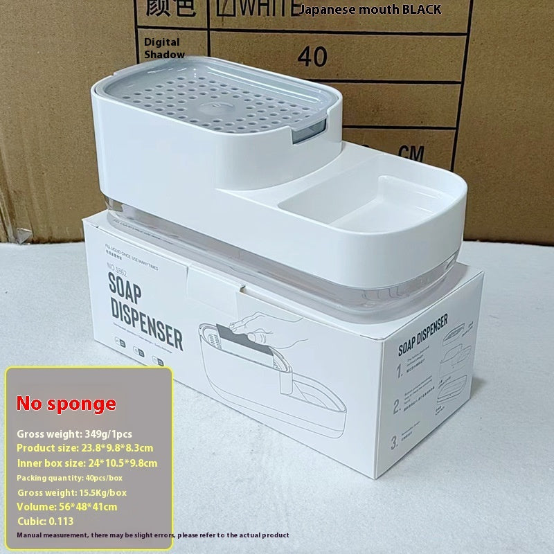 Press Type Soap Lye Box Manual Soap Dispenser
