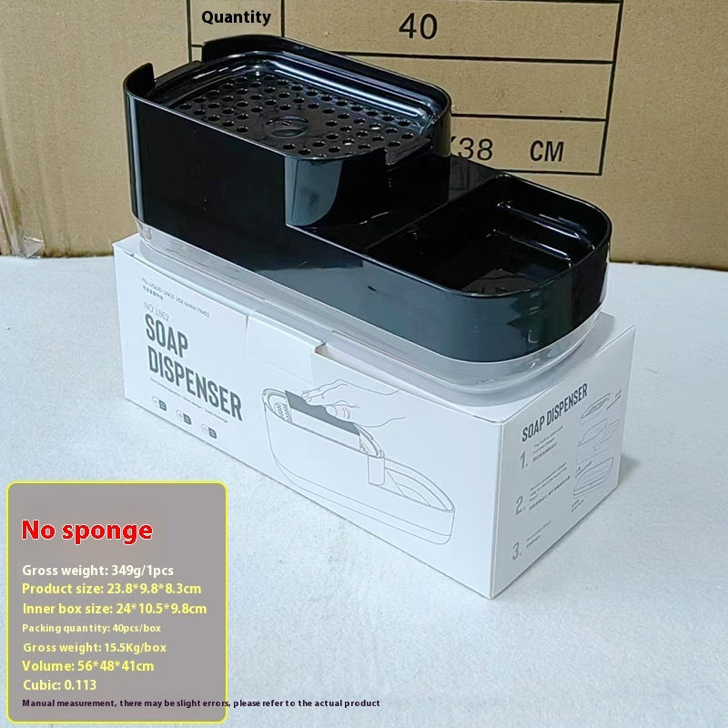 Press Type Soap Lye Box Manual Soap Dispenser