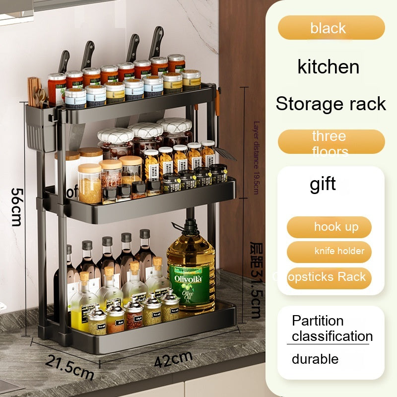 Kitchen Rack For Seasoning Multi-layer Storage