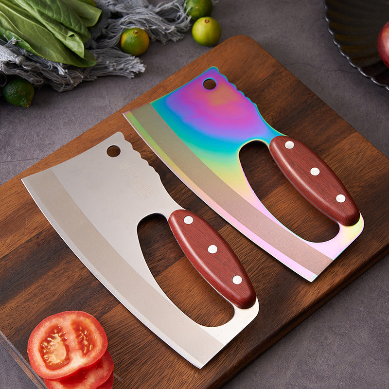 Wood Grain Handle Knife Kitchen Supplies