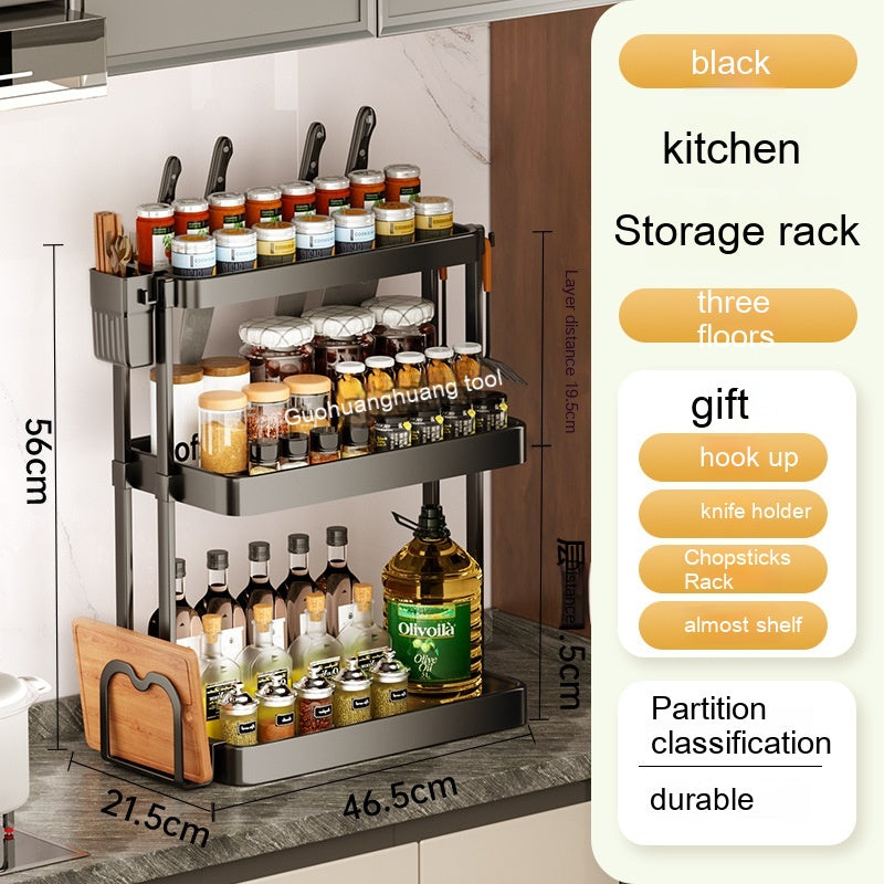 Kitchen Rack For Seasoning Multi-layer Storage