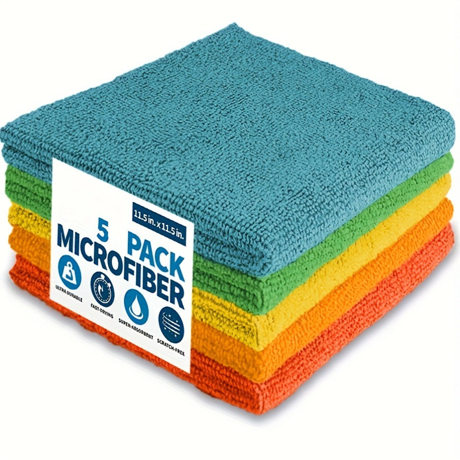 Ultra-fine Microfiber Dish Towel Kitchen Scouring Pad
