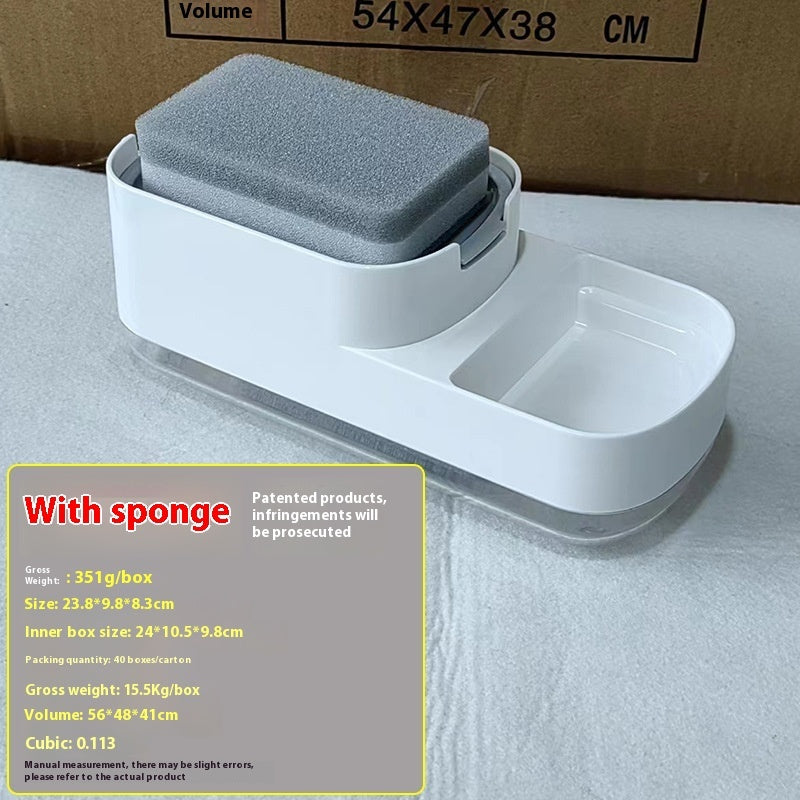 Press Type Soap Lye Box Manual Soap Dispenser